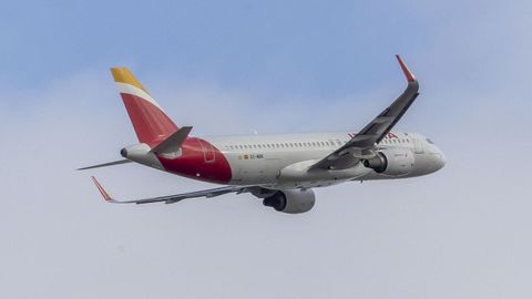 Un avi�n de Iberia, en una fotograf�a de archivo.