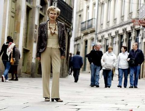 Dolores siente aut�ntica pasi�n por la Porta do Cami�o y por la propia r�a de San Pedro.