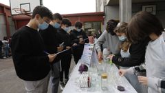 Alumnos del Ferro Couselo aprendiendo sobre ciencia