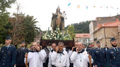 D�a dedicado � Virxe do Carme no Porto do Son