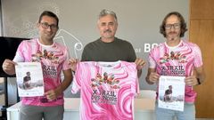 V�ctor L�pez, Marcos Fajardo y Xos� Mar�a Rodr�guez, en la presentaci�n de la prueba.