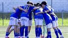 Canteranos del Real Oviedo, en un partido en los Tensi del curso pasado