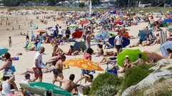 Gente en la Playa Am�rica