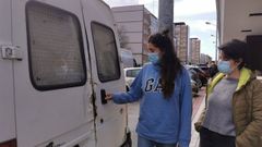 Patricia Mart�n, tesorera, y Sof�a Moreno, presidenta de Abierto Hasta el Amanecer