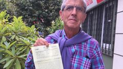 Jos� Mar�a Lorza viaj� gratis desde Ferrol a Ribadeo y nadie le crob� porque no hab�a interventor. Hace unos meses present� una reclamaci�n a Renfe
