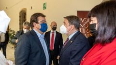 El ministro Planas con el presidente de la Junta de Extremadura, Guillermo Fern�ndez Vara