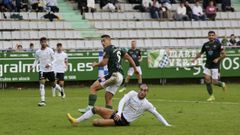 La parada de Dragi Gudelj, en la imagen durante el partido de A Malata, propici� la suspensi�n del partido entre C�rdoba y Racing en el minuto 11.