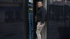 Francisco Mart�nez, presidente de la Asociaci�n de Empresarios de Ribeira