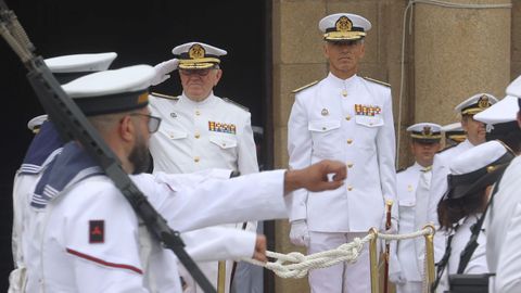 Toma de posesin del almirante del Arsenal Militar