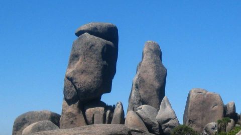 Monte de O Pindo.Formacin rocosa singular