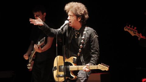 Willie Nile actuando en Santiago en el a�o 2013.
