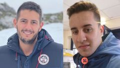 Marcos Ser�n y Avelino D�az, dos de los j�venes asturianos que se sumaron al cribado