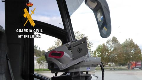Daños en un autobús de Alsa
