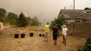 Las fotos del fuego cerca de Alvaredos