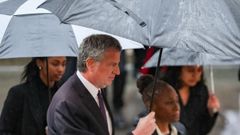 El alcalde de Nueva York, Bill de Blasio