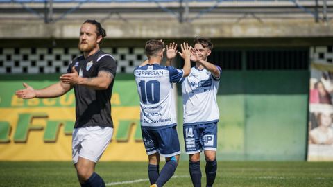 Julio Delgado y Andoni fueron los protagonistas en el primer tanto ourensano