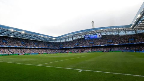 Vista del estadio de Riazor