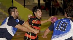 Jos�, en el �ltimo encuentro del Lal�n ante el Bueu, la tercera victoria consecutiva.