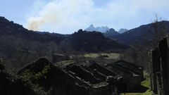 Imagen de archivo de un incendio en la Serra do Xurs