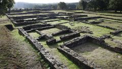 Imagen actual del campamento romano de A Ciadella, en Sobrado dos Monxes.