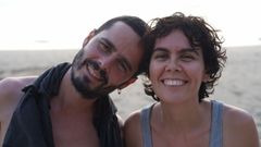 Adri�n Palomino y su hermana, en una imagen cedida por la familia