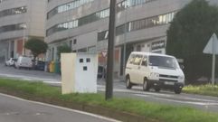 Radar de cart�n en Santiago