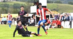 Pablo P�rez, durante el Lealtad-Sporting 