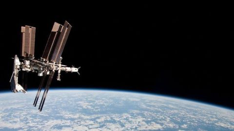 Imagen de archivo de la Estaci�n Espacial Internacional.