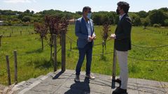 O delegado da Xunta en Lugo reunido co alcalde de Antas de Ulla