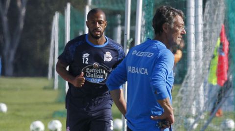 Sidnei, entrenando el pasado viernes
