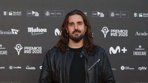 El cantante Andr&eacute;s Su&aacute;rez durante la gala de los Premios Iris en Madrid en febrero