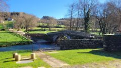 Ribadiso, en Arza, y su albergue medieval