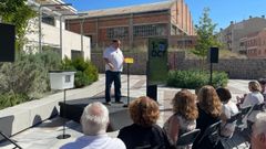 El presidente de ERC, Oriol Junqueras, en un acto del partido este s�bado en Igualada (Barcelona) con motivo del sexto aniversario del 1-O