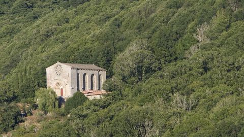 Santo Estevo de Ribas de Mio, en O Saviao, es una de las joyas que destaca en esta ruta europea