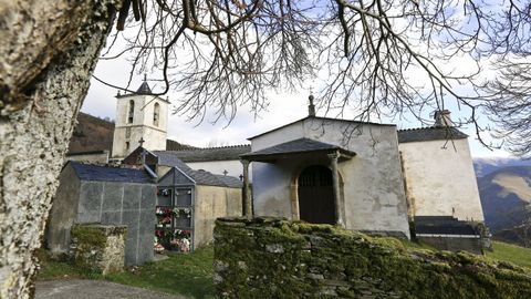 La iglesia de la parroquia de Meiraos es un lugar que se prevé incluir en la ruta histórica
