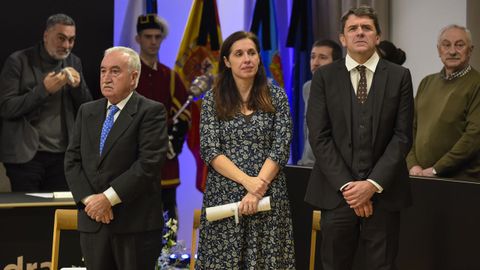 Entrega dos premios Cidade de Pontevedra a Fernando Pintos e Polo Correo do Vento