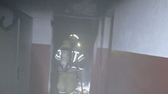 Bomberos de Barreiros intervinieron a principios de enero en el incendio que afect� a los vestuarios del pabell�n trabadense