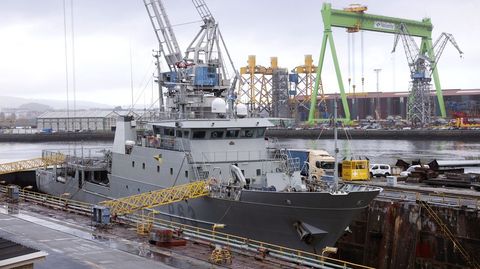 El patrullero Arnomendi estar en el dique hasta principios de diciembre