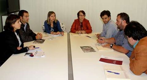 Bat�n, Rodr�guez y P�rez se reunieron con t�cnicos de Cogami para abordar el convenio de colaboraci�n.
