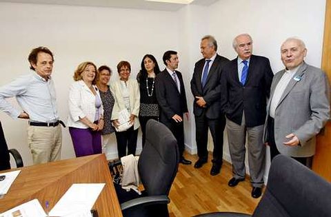 Los especialistas se reunieron en San Caetano antes de recoger datos en la catedral.