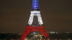 El mundo se ti�e de azul, blanco y rojo en solidaridad con las v�ctimas de Francia