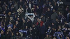 Ambiente en las gradas durante el Deportivo-Atl�tico de Madrid