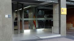 Entrada de la sede de lo contencioso administrativo de la Audiencia Nacional en Madrid