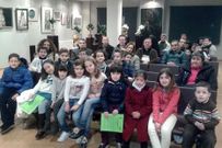 Padres y alumnos del Colexio Castelao visitaron el Museo do Traxe.