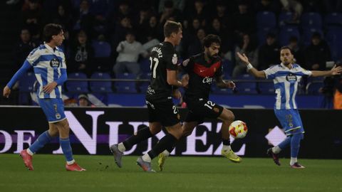 Imagen del Deportivo-Mallorca disputado en Riazor