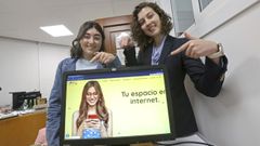 Uxa Garca Castieiras y Ainoa Domnguez Fernndez, del CIFP Montecelo, de Pontevedra, lograron un premio en Eduemprende Idea por su proyecto Mia Creativa, convertido en empresa