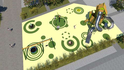  Proyecto plaza �El Ferroviario� en El Berr�n