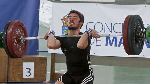 CAMPEONATO DE ESPA�A DE HALTEROFILIA EN EL PABELL�N A CA�OTA, MAR�N