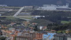 Vista del pol�gono de Mor�s, en Arteixo, que entre otras compa��as alberga a la cervecera Estrella Galicia