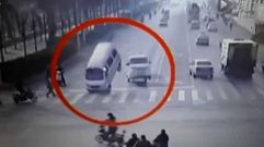 Misterioso accidente de tr�fico en China